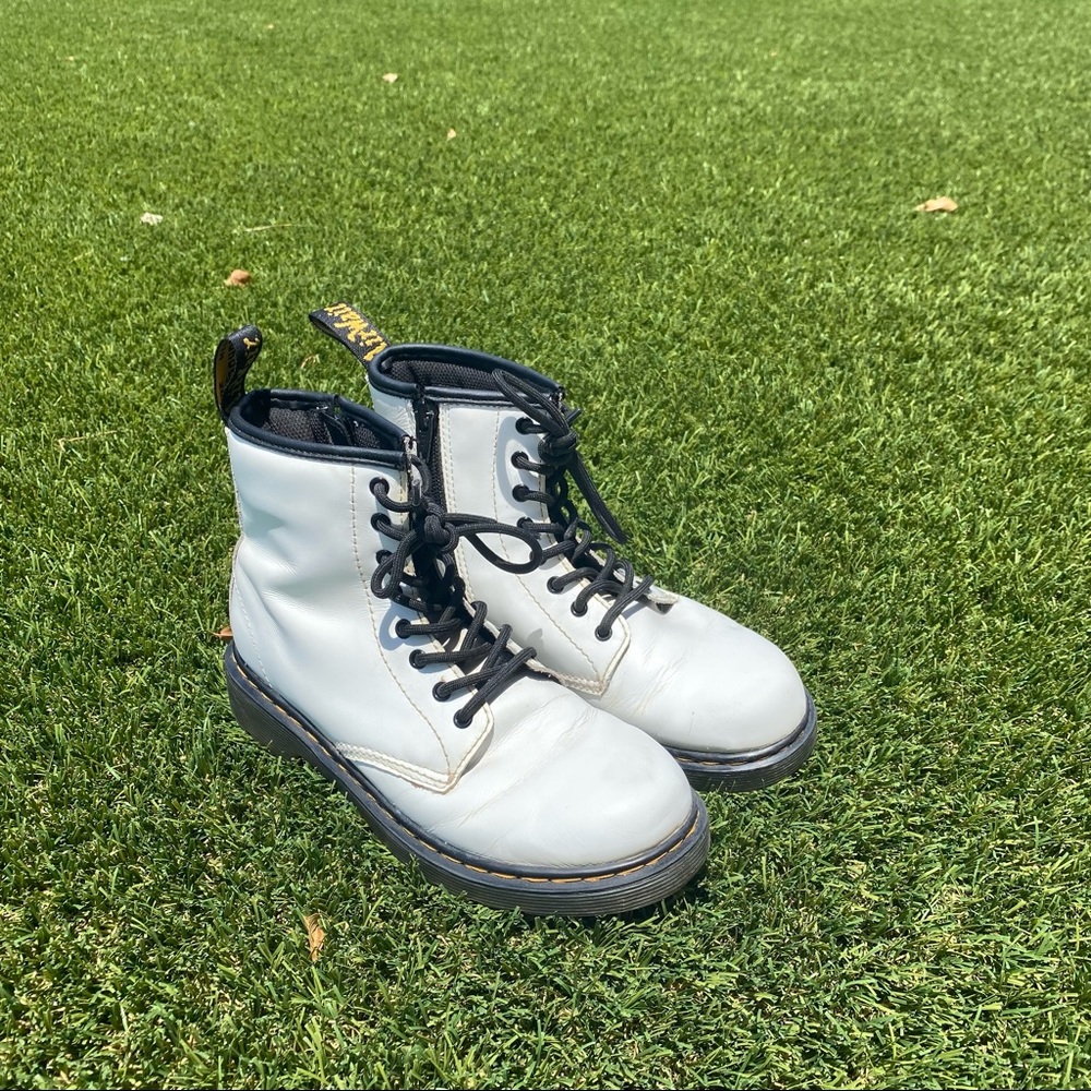 White 1460 Dr. Martens Size 3 Girls